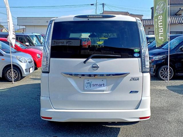 セレナ ハイウェイスター　Ｓ－ハイブリッド　後期　ナビ　地デジ　ＤＶＤ　ＢＴ　Ｂカメラ　電動スライドドア　スマートキー　Ｐスタート　クルコン　電格ミラー　Ｐガラス　ＥＴＣ　フォグ　ウィンカーミラー　車線逸脱警報★ヘッドライトレベライザー（9枚目）