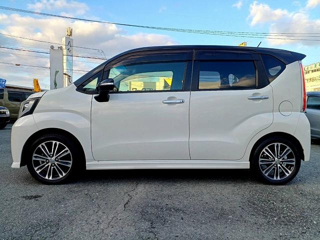 ムーヴ カスタム　ＲＳ　２トーン　ターボ　ナビ　地デジ　ＤＶＤ　Ｂカメラ　ＢＴ　ＬＥＤライト　フォグ　スマートキー　スペアキー　Ｐスタート　ステアリングスイッチ　エコアイドル　ウィンカーミラー　電格ミラー　Ａライト　ＥＴＣ（6枚目）