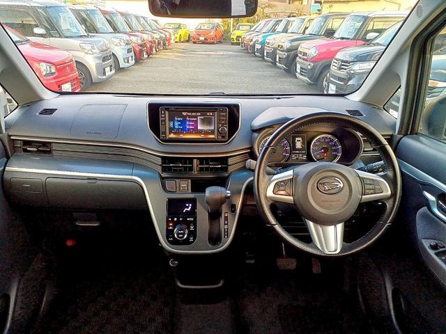 ムーヴ カスタム　ＲＳ　２トーン　ターボ　ナビ　地デジ　ＤＶＤ　Ｂカメラ　ＢＴ　ＬＥＤライト　フォグ　スマートキー　スペアキー　Ｐスタート　ステアリングスイッチ　エコアイドル　ウィンカーミラー　電格ミラー　Ａライト　ＥＴＣ（11枚目）