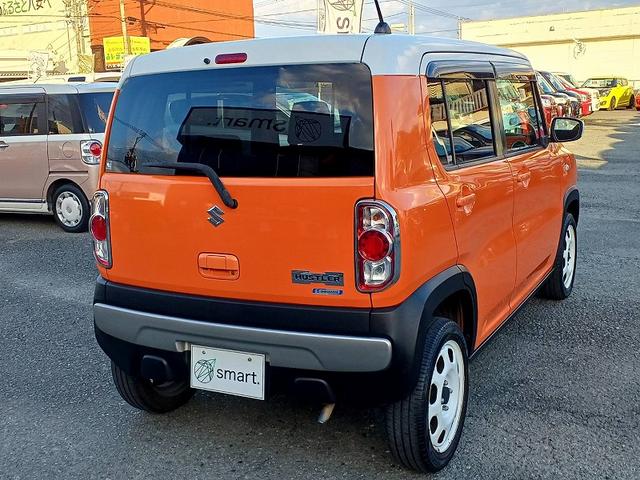 ハスラー Ｇ　後期　ＲＢＳ　２トーン　ナビ　地デジ　ＤＶＤ　Ｂカメラ　ＨＩＤライト　両席シートヒーター　スマートキー　Ｐスタート　Ａライト　セキュリティ　Ｐガラス　Ａストップ　Ｓエネチャージ　ベンチシート（8枚目）