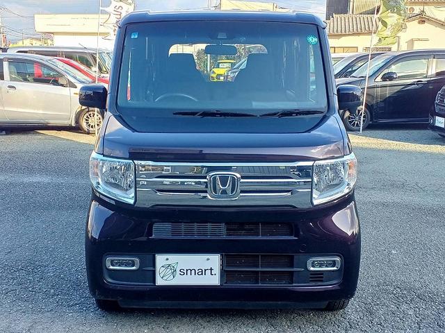 N-VAN+スタイル クール・ホンダセンシング ホンダセンシング ナビ 地デジ DVD BT Bカメラ スマートキー Pスタート スペアキー フォグ ETC ステアリングスイッチ クルコン ステリモ Pガラス マット バイザー リアワイパー 電格(4枚目)