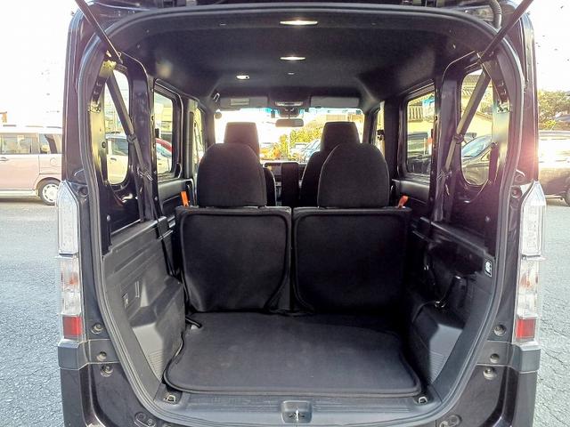 N-VAN+スタイル クール・ホンダセンシング ホンダセンシング ナビ 地デジ DVD BT Bカメラ スマートキー Pスタート スペアキー フォグ ETC ステアリングスイッチ クルコン ステリモ Pガラス マット バイザー リアワイパー 電格(17枚目)