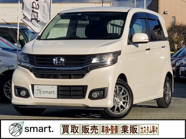 Ｎ－ＷＧＮカスタム Ｇ　ナビ　地デジ　ＤＶＤ　ＢＴ　Ｂカメラ　スマートキー　Ｐスタート　ＥＴＣ　ステアリングスイッチ　ＨＩＤライト　フォグ　Ａライト　セキュリティ　ウィンカーミラー　電格ミラー　Ｐガラス　横滑り防止　ＥＣＯＮ（2枚目）