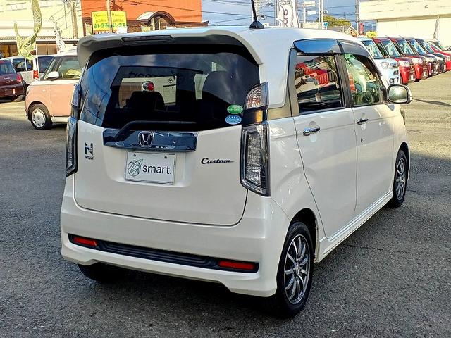 Ｎ－ＷＧＮカスタム Ｇ　ナビ　地デジ　ＤＶＤ　ＢＴ　Ｂカメラ　スマートキー　Ｐスタート　ＥＴＣ　ステアリングスイッチ　ＨＩＤライト　フォグ　Ａライト　セキュリティ　ウィンカーミラー　電格ミラー　Ｐガラス　横滑り防止　ＥＣＯＮ（8枚目）