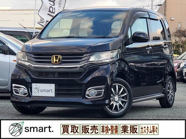 Ｎ－ＷＧＮカスタム Ｇ　ナビ　地デジ　ＤＶＤ　ＢＴ　ＨＩＤ　フォグ　シートカバー　ＥＴＣ　電格ミラー　Ａライト　スマートキー　スペアキー　Ｐスタート　ベンチシート　アームレスト　横滑り防止機能　ＥＣＯＮ　セキュリティ（2枚目）