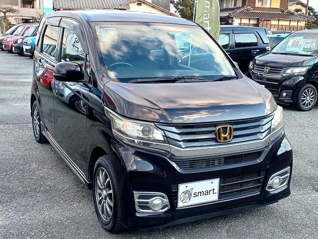 Ｎ－ＷＧＮカスタム Ｇ　ナビ　地デジ　ＤＶＤ　ＢＴ　ＨＩＤ　フォグ　シートカバー　ＥＴＣ　電格ミラー　Ａライト　スマートキー　スペアキー　Ｐスタート　ベンチシート　アームレスト　横滑り防止機能　ＥＣＯＮ　セキュリティ（5枚目）