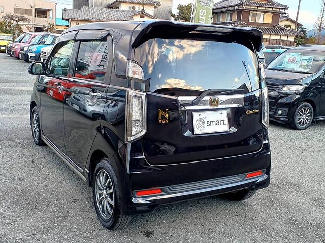 Ｎ－ＷＧＮカスタム Ｇ　ナビ　地デジ　ＤＶＤ　ＢＴ　ＨＩＤ　フォグ　シートカバー　ＥＴＣ　電格ミラー　Ａライト　スマートキー　スペアキー　Ｐスタート　ベンチシート　アームレスト　横滑り防止機能　ＥＣＯＮ　セキュリティ（10枚目）