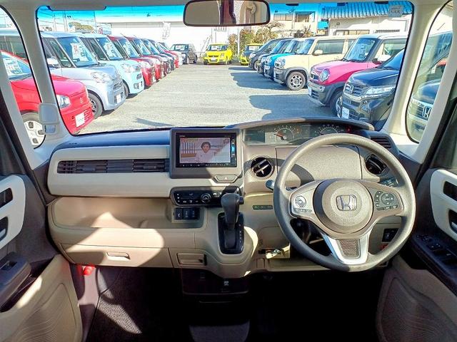 N-BOX G・Lホンダセンシング ホンダセンシング 純正ナビ フルセグ DVD BT 電動スライドドア Bカメラ ETC LEDライト スマートキー Pスタート 車線逸脱警報 横滑り防止機能 Aライト ステリモ クルコン Pガラス(11枚目)