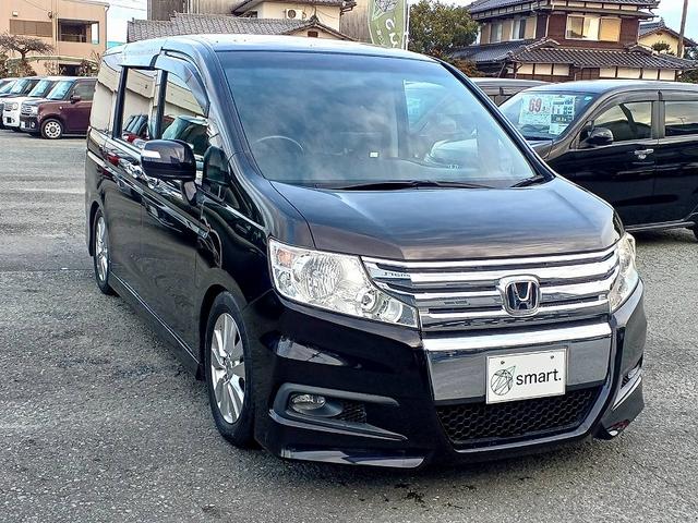 ステップワゴンスパーダ Ｚ　ナビ　フルセグ　ＤＶＤ　ＢＴ　Ｂカメラ　両電ドア　フリップダウン　ＨＩＤライト　フォグ　ローダウン　シートカバー　電格ミラー　シートリフター　ウィンカーミラー　ステリモ　スマートキー　ＥＴＣ（5枚目）