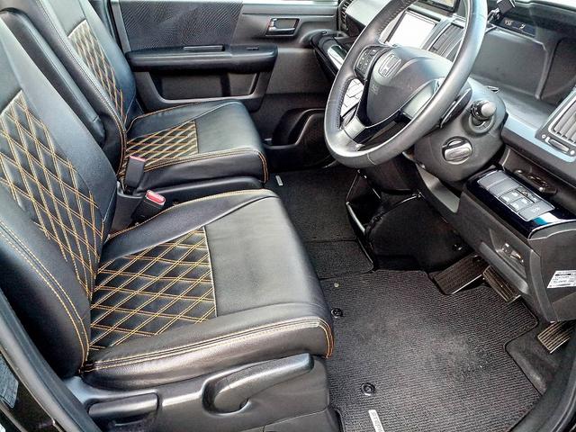 ステップワゴンスパーダ Ｚ　ナビ　フルセグ　ＤＶＤ　ＢＴ　Ｂカメラ　両電ドア　フリップダウン　ＨＩＤライト　フォグ　ローダウン　シートカバー　電格ミラー　シートリフター　ウィンカーミラー　ステリモ　スマートキー　ＥＴＣ（12枚目）