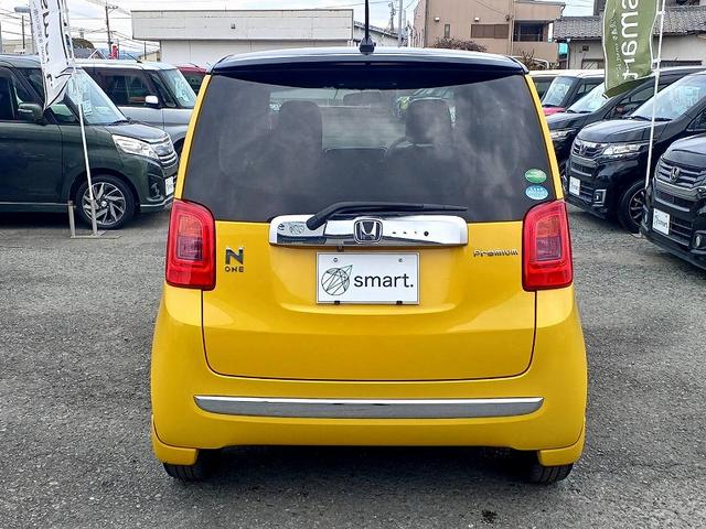 Ｎ－ＯＮＥ プレミアム・Ｌパッケージ　２トーン　ナビ　地デジ　ＤＶＤ　ＢＴ　Ｂカメラ　ＨＩＤ　ＥＴＣ　スマートキー　Ｐスタート　フォグ　マット　バイザー　リアワイパー　Ａライト　ステリモ　横滑り防止　Ｐガラス　ウィンカーミラー　電格ミラー（9枚目）