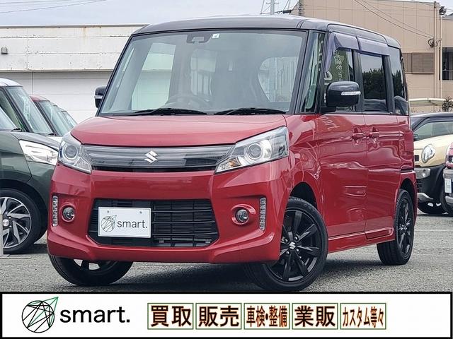 スペーシアカスタム ＸＳリミテッド　ＲＢＳ　２トーン　ナビ　地デジ　ＤＶＤ　ＢＴ　両電スラ　Ｂカメラ　ＨＩＤ　ハーフレザーシート　スマートキー　Ｐスタート　スペアキー　Ａライト　フォグ　両席シートヒーター　ステリモ　電格ミラー（3枚目）