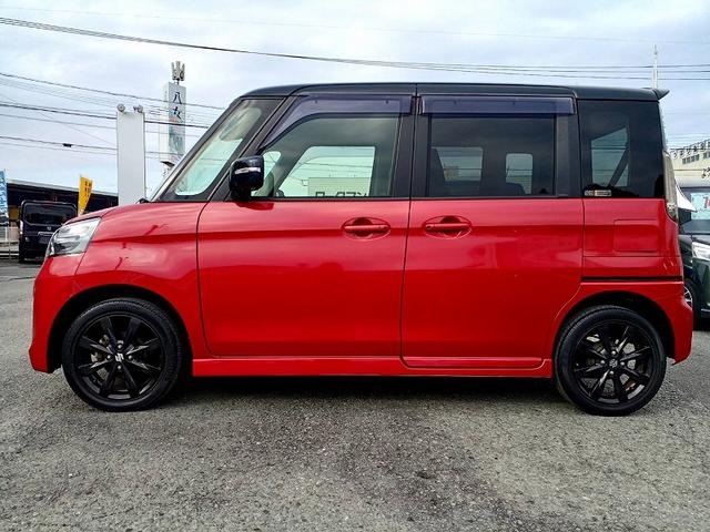 スペーシアカスタム ＸＳリミテッド　ＲＢＳ　２トーン　ナビ　地デジ　ＤＶＤ　ＢＴ　両電スラ　Ｂカメラ　ＨＩＤ　ハーフレザーシート　スマートキー　Ｐスタート　スペアキー　Ａライト　フォグ　両席シートヒーター　ステリモ　電格ミラー（7枚目）