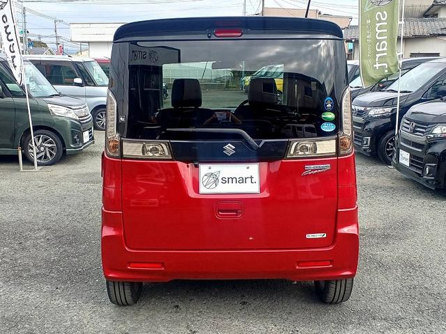 スペーシアカスタム ＸＳリミテッド　ＲＢＳ　２トーン　ナビ　地デジ　ＤＶＤ　ＢＴ　両電スラ　Ｂカメラ　ＨＩＤ　ハーフレザーシート　スマートキー　Ｐスタート　スペアキー　Ａライト　フォグ　両席シートヒーター　ステリモ　電格ミラー（10枚目）