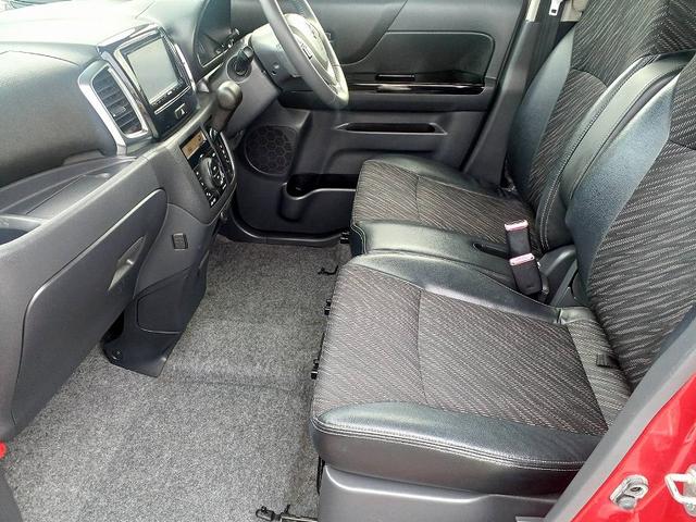 スペーシアカスタム ＸＳリミテッド　ＲＢＳ　２トーン　ナビ　地デジ　ＤＶＤ　ＢＴ　両電スラ　Ｂカメラ　ＨＩＤ　ハーフレザーシート　スマートキー　Ｐスタート　スペアキー　Ａライト　フォグ　両席シートヒーター　ステリモ　電格ミラー（14枚目）