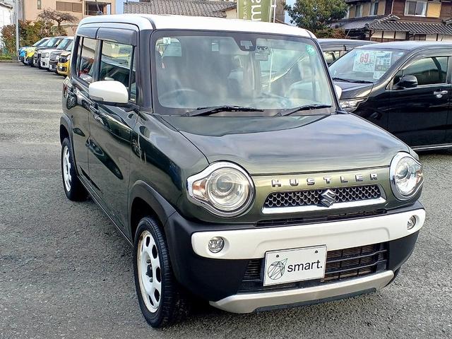 ハスラー Ｊスタイル　ＲＢＳ　２トーン　ナビ　地デジ　ＤＶＤ　ＢＴ　ＨＩＤライト　ＥＴＣ　フォグ　スマートキー　Ｐスタート　両席シートヒーター　ステリモ　電格ミラー　Ａストップ　Ｐガラス　Ａライト　横滑り防止機能（5枚目）