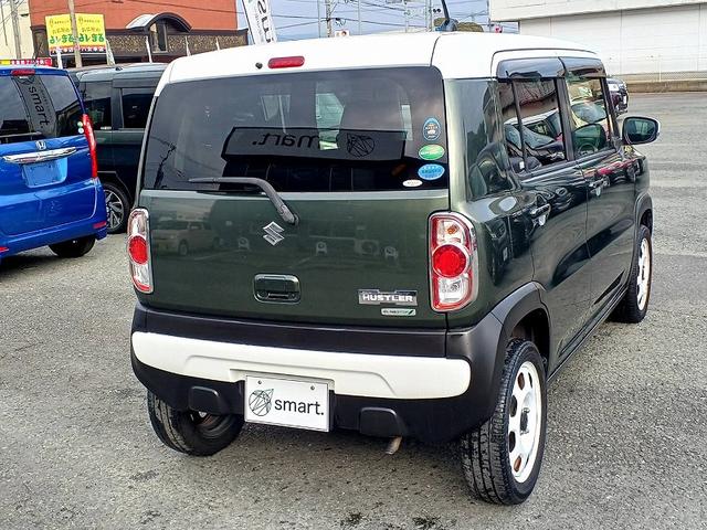 ハスラー Ｊスタイル　ＲＢＳ　２トーン　ナビ　地デジ　ＤＶＤ　ＢＴ　ＨＩＤライト　ＥＴＣ　フォグ　スマートキー　Ｐスタート　両席シートヒーター　ステリモ　電格ミラー　Ａストップ　Ｐガラス　Ａライト　横滑り防止機能（8枚目）