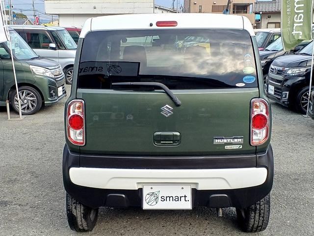 ハスラー Ｊスタイル　ＲＢＳ　２トーン　ナビ　地デジ　ＤＶＤ　ＢＴ　ＨＩＤライト　ＥＴＣ　フォグ　スマートキー　Ｐスタート　両席シートヒーター　ステリモ　電格ミラー　Ａストップ　Ｐガラス　Ａライト　横滑り防止機能（9枚目）