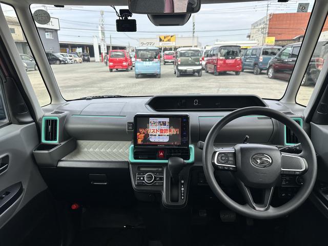 タント Ｘ　スマアシ３　パノラマＭ　８型ナビ　フルセグ　ＤＶＤ　ＢＴ　電動スライドドア　ＬＥＤライト　両席シートヒーター　ステリモ　電格ミラー　スマートキー　Ｐスタート　Ａライト　Ｐガラス　Ａストップ（10枚目）