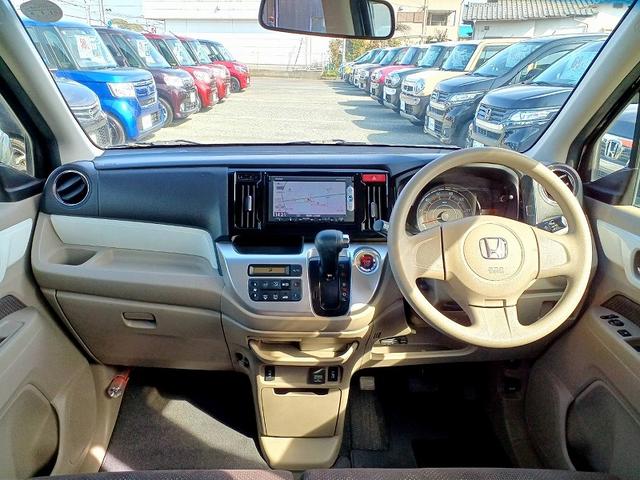 Ｎ－ＷＧＮ Ｇコンフォートパッケージ　ＣＴＢＡ　ナビ　地デジ　ＤＶＤ　ＢＴ　両席シートヒーター　ＥＴＣ　ＨＩＤライト　Ａライト　ＥＣＯＮ　横滑り防止機能　スマートキー　Ｐスタート　電格ミラー　Ｐガラス　ベンチシート　アームレスト　マット（11枚目）