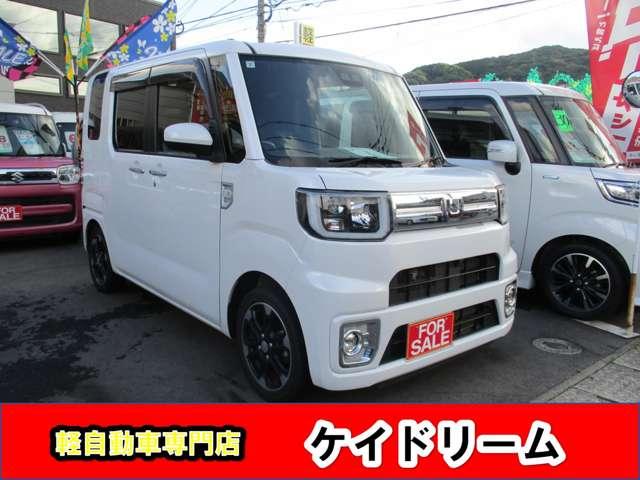 ウェイク ＧターボＳＡＩＩＩ　ワンオーナー禁煙車ナビＴＶアラウンドモニター両側パワースライドドアプツシュスターターアイドリングストツプスマートキーＥＴＣ軽減ブレーキリヤアシストセンサーＬＥＤライトフオグ（5枚目）