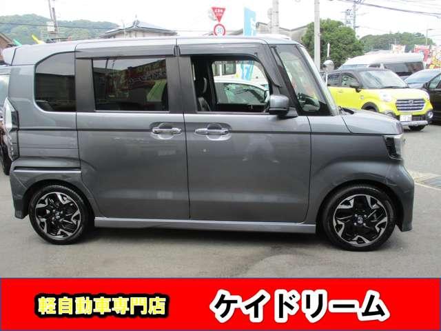 Ｎ－ＢＯＸカスタム Ｇ・ＥＸターボホンダセンシング　ワンオーナー禁煙車ナビＴＶバツクカメラプツシュスターターアイドリングストツプ両側パワースライドドアＬＥＤライトフオグパドルシフトスマートキー前後ドライブレコーダーオートクルーズオートリトラクターミラー（4枚目）