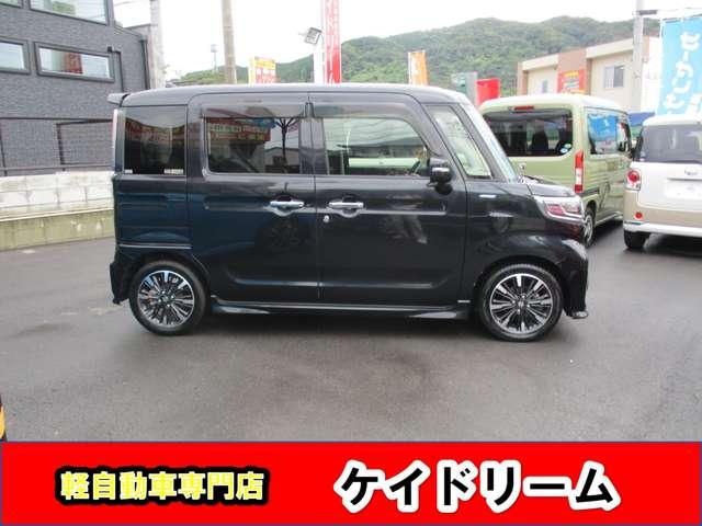 スペーシアカスタム ハイブリッドＸＳターボ　ワンオーナー禁煙車ナビ８インチＴＶアラウンドビューモニタープツシュスターターアイドリングストツプスマートキー軽減ブレーキリヤアシストセンサーＬＥＤライトウインドデスプレーメーターパドルシフトＳヒーター（3枚目）