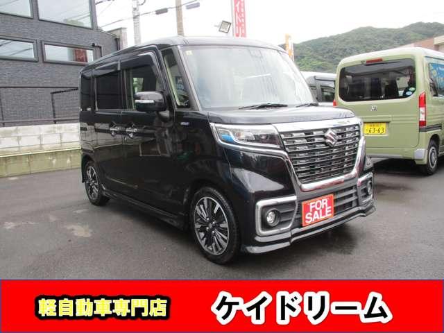 スペーシアカスタム ハイブリッドＸＳターボ　ワンオーナー禁煙車ナビ８インチＴＶアラウンドビューモニタープツシュスターターアイドリングストツプスマートキー軽減ブレーキリヤアシストセンサーＬＥＤライトウインドデスプレーメーターパドルシフトＳヒーター（5枚目）