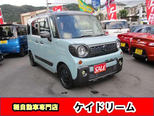 スペーシアギア ハイブリッドＸＺ　ターボ　インタークラーターボワンオーナー禁煙車ナビＴＶ両側パワースライドドア軽減ブレーキリヤアシストセンサースマート前後ドライブレコーダーシートヒーターＬＥＤライトパドルシフトスマートキ（6枚目）