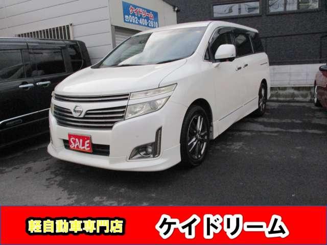 エルグランド ２５０ハイウェイスターアーバンクロム　ワンオーナータイミングチエーン両側パワースライドドアナビＴＶ全方位パノラマモニターハーフレザーシートオツトマンシートプツシュスタータースマートキーＥＴＣキセノン前後コーナーセンサーデユアルエアコン（10枚目）