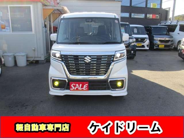 スペーシアカスタム ハイブリッドXSターボ ワンオーナー禁煙車8インチナビTV全方位モニタープツシュスターターアイドリングストツプスマートキー両側パワースライドドアETCシートヒーターLEDライトフオグパドルシフトオートライトドラレコ(2枚目)