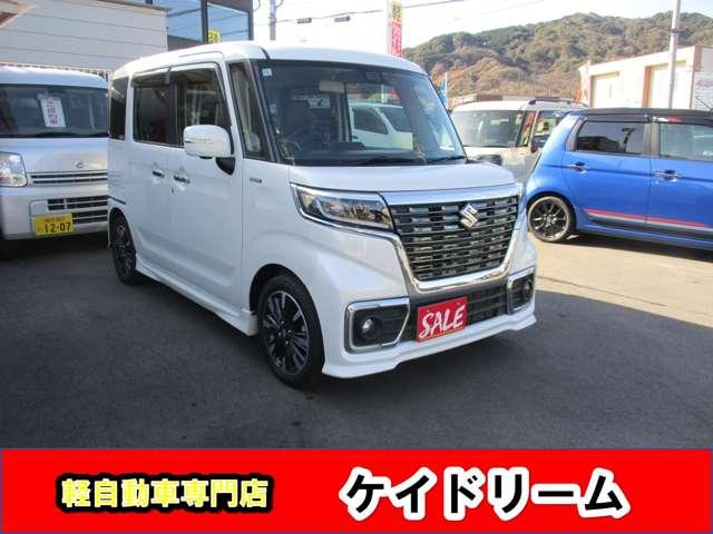 スペーシアカスタム ハイブリッドXSターボ ワンオーナー禁煙車8インチナビTV全方位モニタープツシュスターターアイドリングストツプスマートキー両側パワースライドドアETCシートヒーターLEDライトフオグパドルシフトオートライトドラレコ(6枚目)