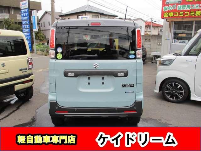スペーシアギア ハイブリッドＸＺ　ワンオーナー禁煙車８インチナビＴＶ全方位モニター両側パワースライドドアＬＥＤライトフオグシートヒーター軽減ブレーキリヤアシストセンサースマートキープツシュスターターアイドリングストツプドラレコＥＴＣ（6枚目）