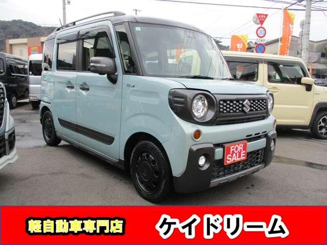 スペーシアギア ハイブリッドＸＺ　ワンオーナー禁煙車８インチナビＴＶ全方位モニター両側パワースライドドアＬＥＤライトフオグシートヒーター軽減ブレーキリヤアシストセンサースマートキープツシュスターターアイドリングストツプドラレコＥＴＣ（9枚目）