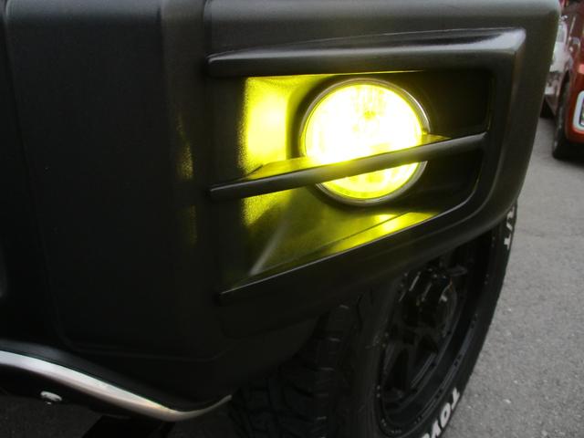 ジムニー ＸＬ　２インチリフトアツプ前後トーションバー装備社外アルミサイドステップルーフキャリアリヤラダー社外ＬＥＤライトレザーシートカバー社外コンビステアリングナビＴＶバツクカメラプツシュスタータースマートキー（16枚目）