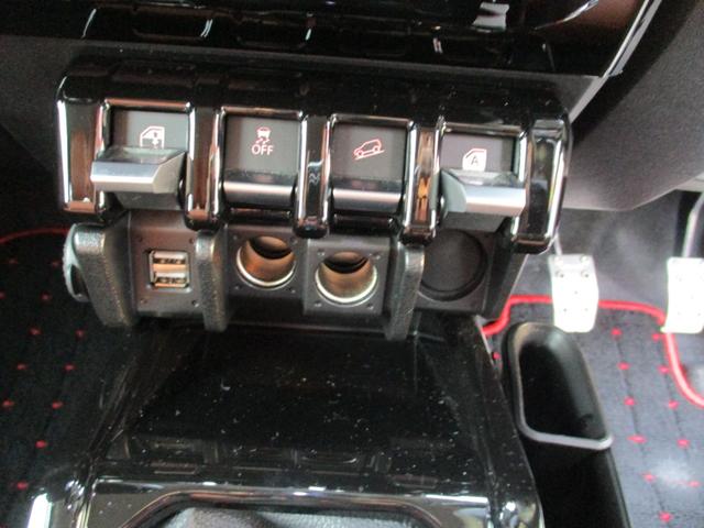 ジムニー ＸＬ　２インチリフトアツプ前後トーションバー装備社外アルミサイドステップルーフキャリアリヤラダー社外ＬＥＤライトレザーシートカバー社外コンビステアリングナビＴＶバツクカメラプツシュスタータースマートキー（38枚目）