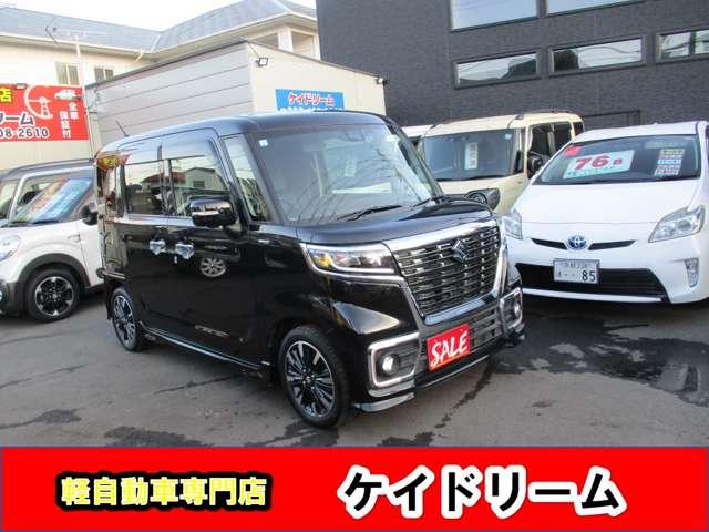 スペーシアカスタム ハイブリッドＸＳ　ワンオーナー禁煙車８インチナビＴＶ全方位モニター走行中ＯＫ両側パワースライドドア軽減ブレーキリヤアシストセンサースプツシュスタータースマートキーアイドリングストップＬＥＤライトフオグＥＴＣ（9枚目）