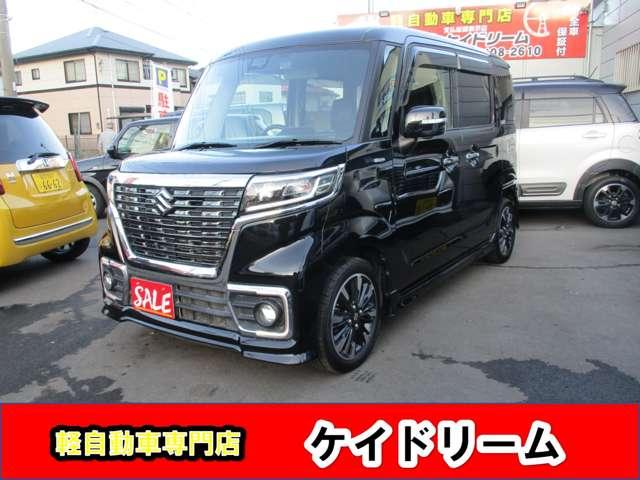 スペーシアカスタム ハイブリッドＸＳ　ワンオーナー禁煙車８インチナビＴＶ全方位モニター走行中ＯＫ両側パワースライドドア軽減ブレーキリヤアシストセンサースプツシュスタータースマートキーアイドリングストップＬＥＤライトフオグＥＴＣ（10枚目）