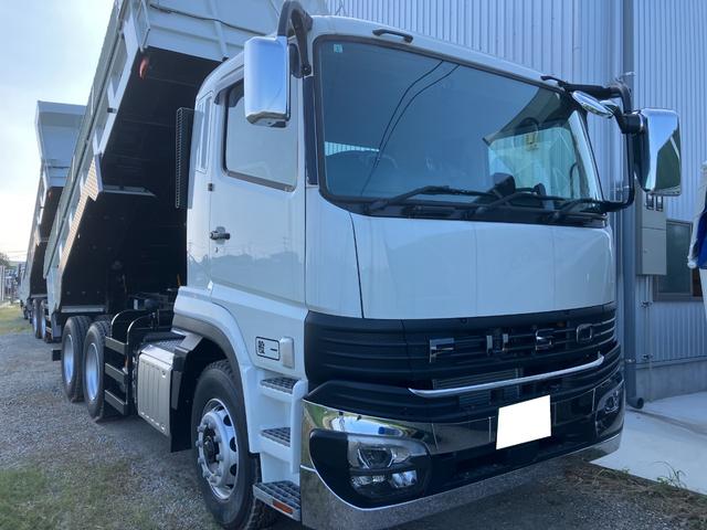 スーパーグレート 　新型　三菱トラック　大型ダンプ　１２速ＡＭＴ（機械式自動トランスミッション）　Ｌゲート　後輪ダブル（2枚目）