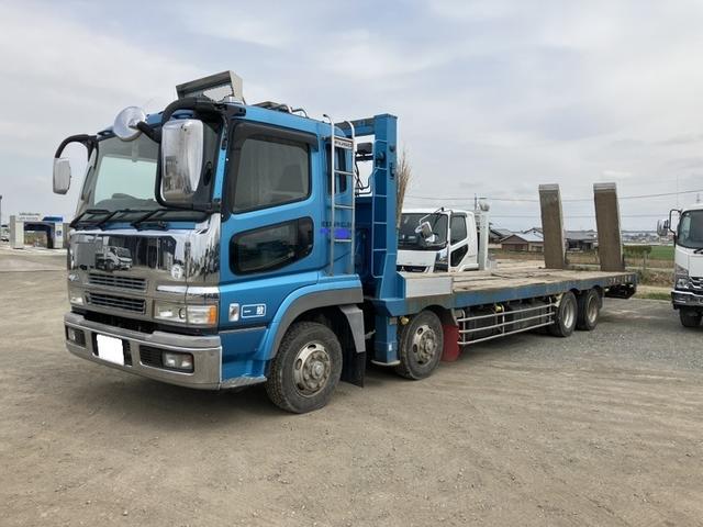 スーパーグレート ベースグレード　トラック重機運搬車　ウインチ付　ハイジャッキ自動銅板付フジタボディ製（2枚目）