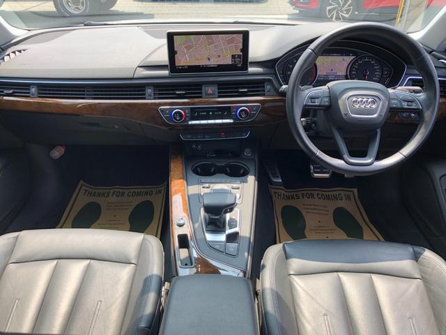Ａ４ ２．０ＴＦＳＩ　／ナビ　フルセグＴＶ　バックカメラ　Ｂｌｕｅｔｏｏｔｈ　黒革シート　パワーシート　シートヒーター　オートＬＥＤヘッドライト　スマートキー　ＥＴＣ　前後ソナー　衝突軽減ブレーキ　アダプティブクルーズ（2枚目）