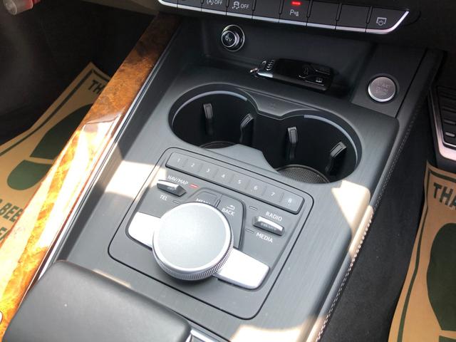 Ａ４ ２．０ＴＦＳＩ　／ナビ　フルセグＴＶ　バックカメラ　Ｂｌｕｅｔｏｏｔｈ　黒革シート　パワーシート　シートヒーター　オートＬＥＤヘッドライト　スマートキー　ＥＴＣ　前後ソナー　衝突軽減ブレーキ　アダプティブクルーズ（16枚目）