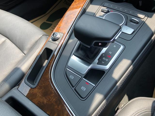 Ａ４ ２．０ＴＦＳＩ　／ナビ　フルセグＴＶ　バックカメラ　Ｂｌｕｅｔｏｏｔｈ　黒革シート　パワーシート　シートヒーター　オートＬＥＤヘッドライト　スマートキー　ＥＴＣ　前後ソナー　衝突軽減ブレーキ　アダプティブクルーズ（17枚目）