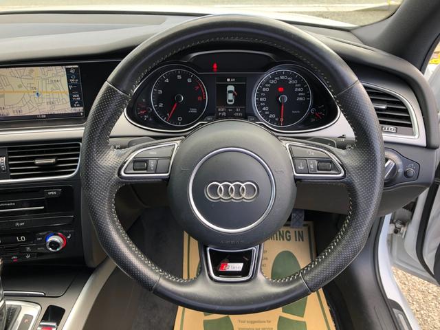 A4 2.0TFSI Sラインパッケージ/ナビ フルセグTV バックカメラ Bluetooth ハーフレザーシート パワーシート シートヒーター オートキセノンライト 前後ソナー ETC スマートキー(10枚目)