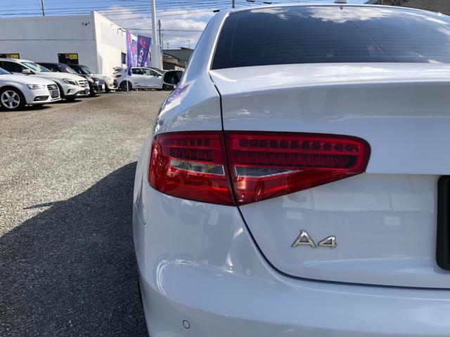 A4 2.0TFSI Sラインパッケージ/ナビ フルセグTV バックカメラ Bluetooth ハーフレザーシート パワーシート シートヒーター オートキセノンライト 前後ソナー ETC スマートキー(37枚目)