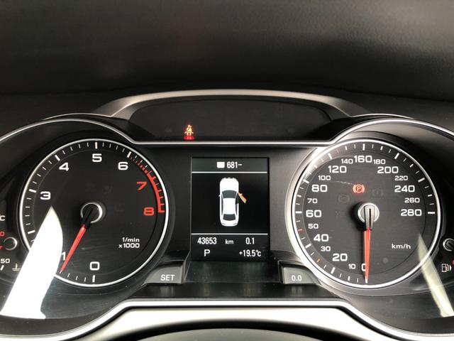 A4 2.0TFSI /ナビ フルセグTV バックカメラ 黒レザーシート パワーシート シートヒーター Bluetoothオーディオ オートキセノンライト 前後ソナー スマートキー プッシュスタート ETC(11枚目)