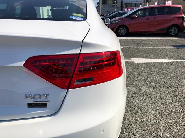 A5スポーツバック 2.0TFSIクワトロ /ナビTV バックカメラ Bluetooth 茶本革 パワーシート シートヒーター オートキセノンライト スマートキー プッシュスタート ETC 前後ソナー 前後ドラレコ(38枚目)