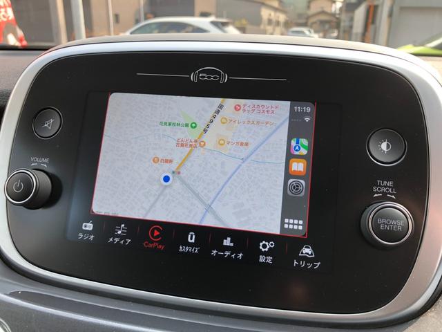 ５００Ｘ ポップスター　プラス　／アップルカープレイ　アンドロイドオート　バックカメラ　Ｂｌｕｅｔｏｏｔｈ　黒革シート　パワーシート　シートヒーター　スマートキー　前後ソナー　衝突軽減　アダプティブクルーズ　ブラインドスポット（13枚目）