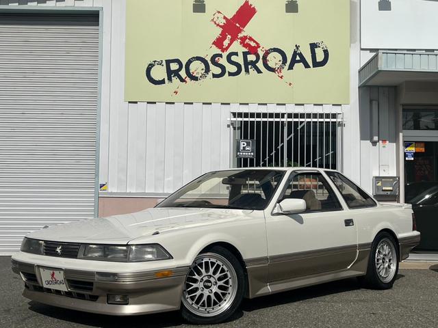 ソアラ 2.0GT 純正フルエアロ 純正サンルーフ BBSLM17インチアルミホイール 純正リアスポイラー 社外マフラー ツインカム24 新品全塗装済車両 純正フォグランプ(2枚目)