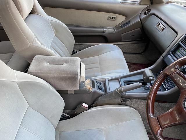 ソアラ 2.0GT 純正フルエアロ 純正サンルーフ BBSLM17インチアルミホイール 純正リアスポイラー 社外マフラー ツインカム24 新品全塗装済車両 純正フォグランプ(14枚目)